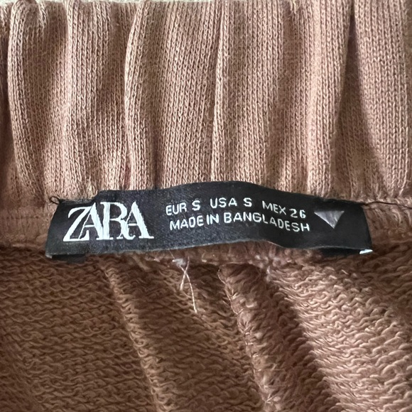 Brown Zara sweatpants! - Picture 2 of 3